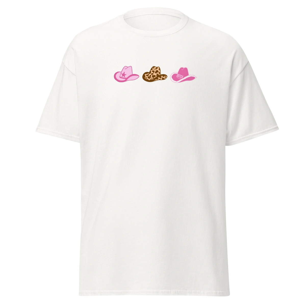 Camisa Feminina Baby Look Pink Cowboy